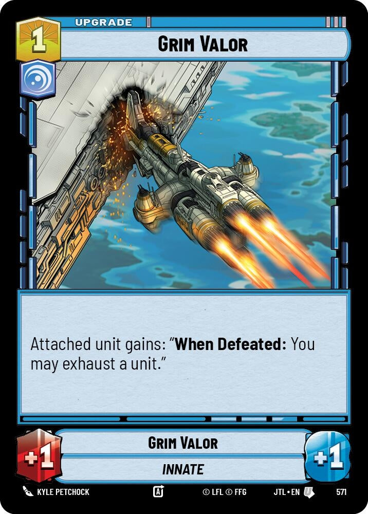 Image for Grim Valor (Foil) (571) - Star Wars: Unlimited