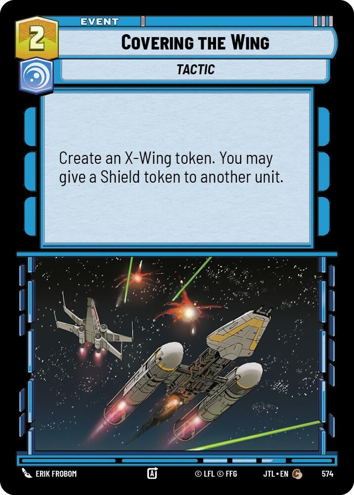 Image for Covering the Wing (Foil) (574) - Star Wars: Unlimited