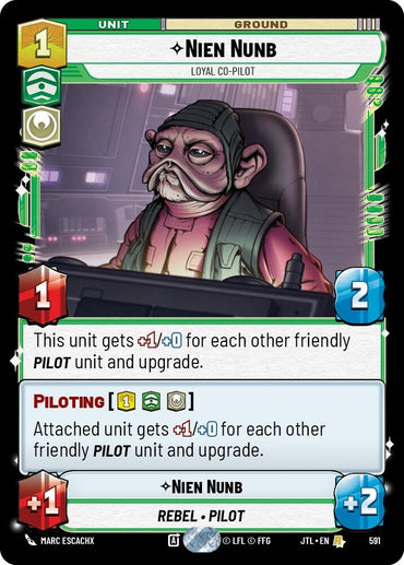 Image for Nien Nunb (591) - Star Wars: Unlimited