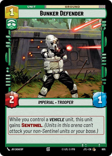 Image for Bunker Defender (Foil) (605) - Star Wars: Unlimited