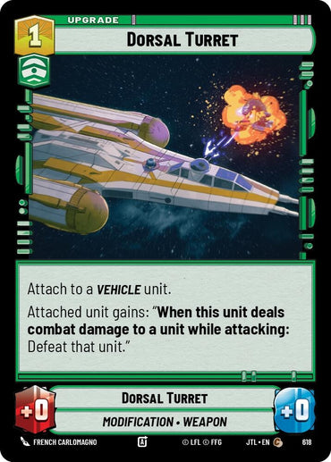 Image for Dorsal Turret (Foil) (618) - Star Wars: Unlimited