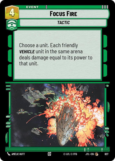 Image for Focus Fire (Foil) (627) - Star Wars: Unlimited