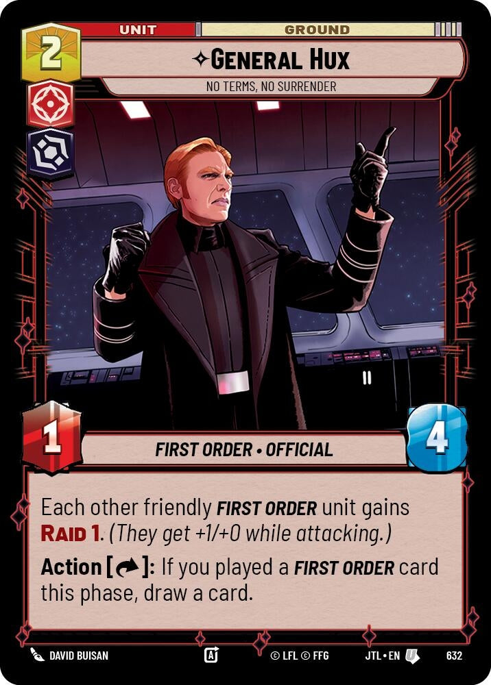 Image for General Hux (632) - Star Wars: Unlimited