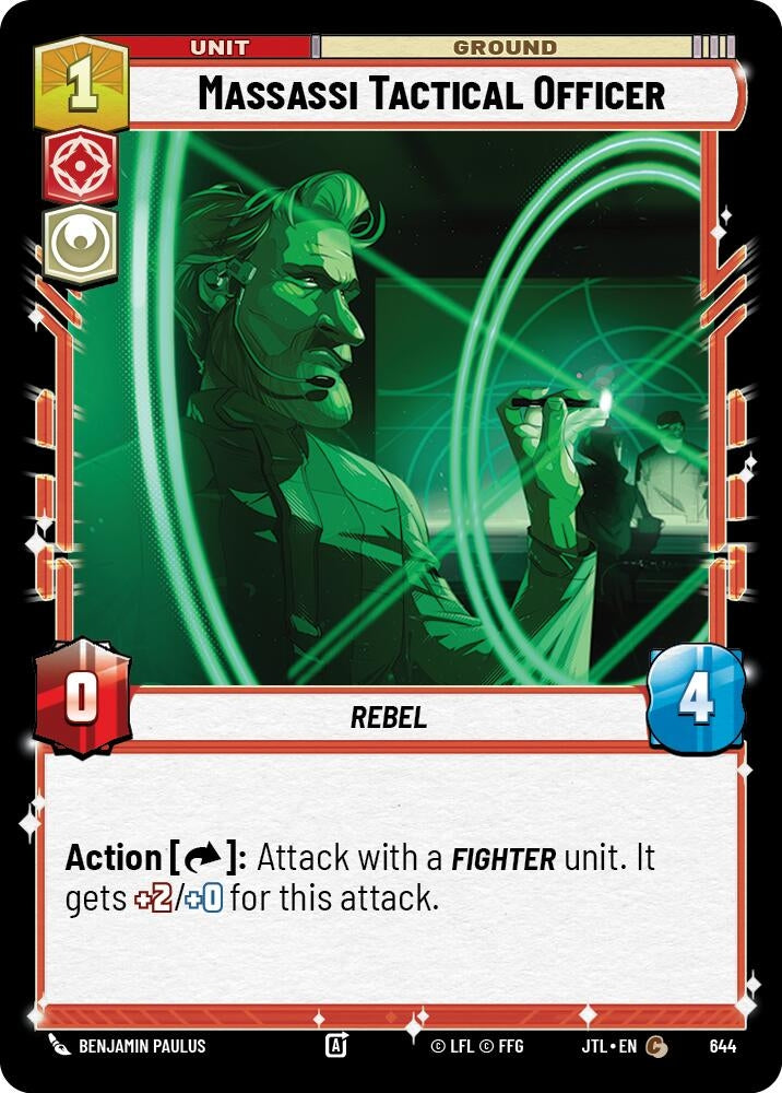 Image for Massassi Tactical Officer (Foil) (644) - Star Wars: Unlimited