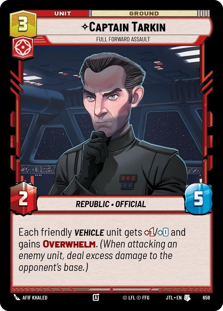 Image for Captain Tarkin (659) - Star Wars: Unlimited