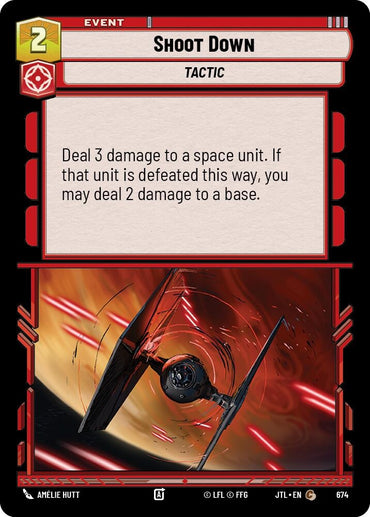 Image for Shoot Down (Foil) (674) - Star Wars: Unlimited