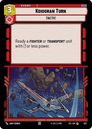 Image for Koiogran Turn (Foil) (677) - Star Wars: Unlimited