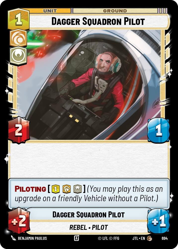 Image for Dagger Squadron Pilot (Foil) (694) - Star Wars: Unlimited