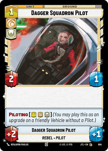 Image for Dagger Squadron Pilot (Foil) (694) - Star Wars: Unlimited
