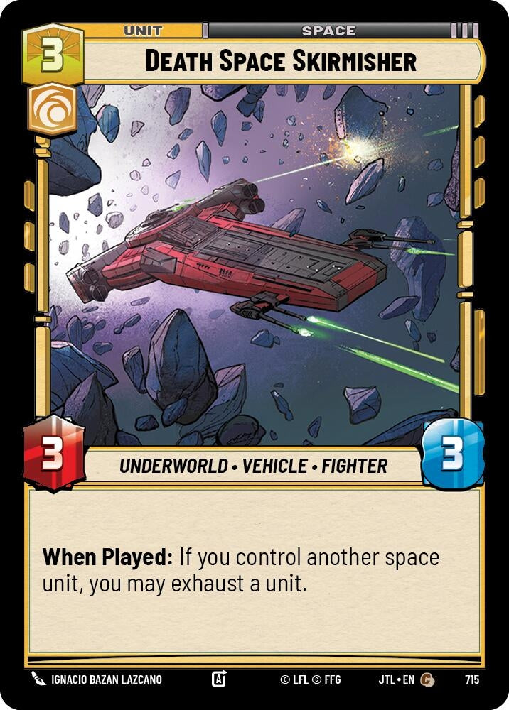 Image for Death Space Skirmisher (Foil) (715) - Star Wars: Unlimited