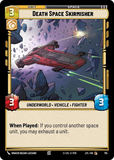 Image for Death Space Skirmisher (Foil) (715) - Star Wars: Unlimited