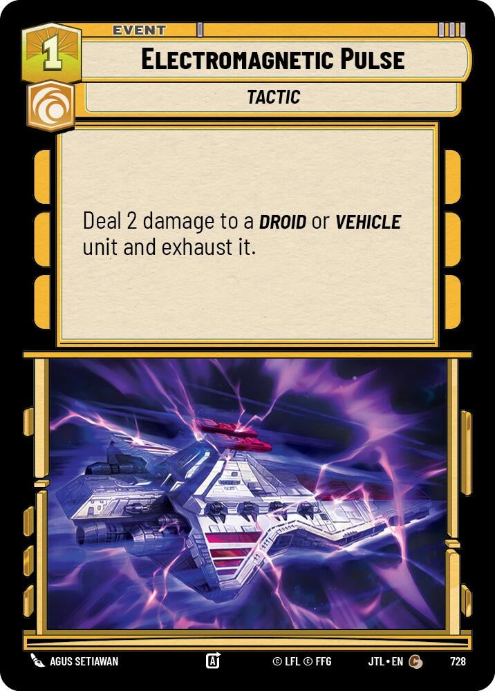 Image for Electromagnetic Pulse (Foil) (728) - Star Wars: Unlimited