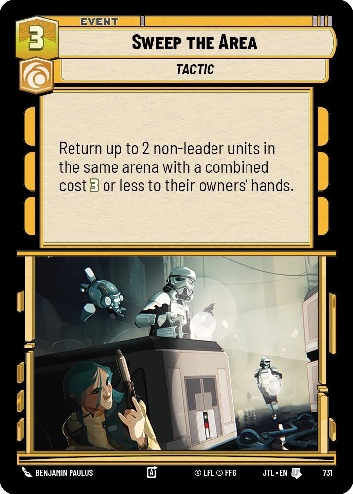 Image for Sweep the Area (Foil) (731) - Star Wars: Unlimited