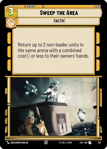 Image for Sweep the Area (Foil) (731) - Star Wars: Unlimited