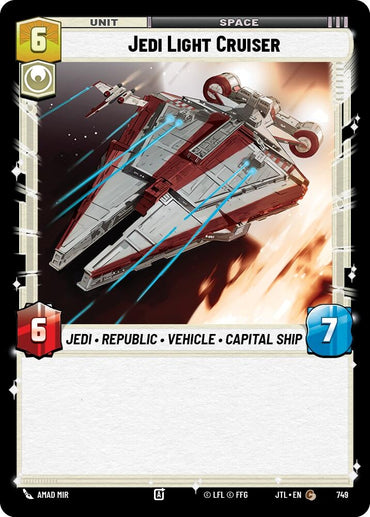 Image for Jedi Light Cruiser (Foil) (749) - Star Wars: Unlimited
