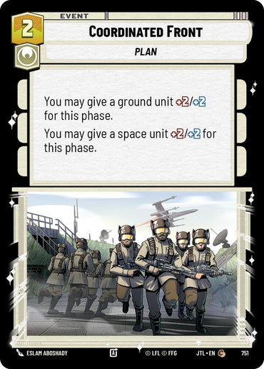 Image for Coordinated Front (Foil) (751) - Star Wars: Unlimited