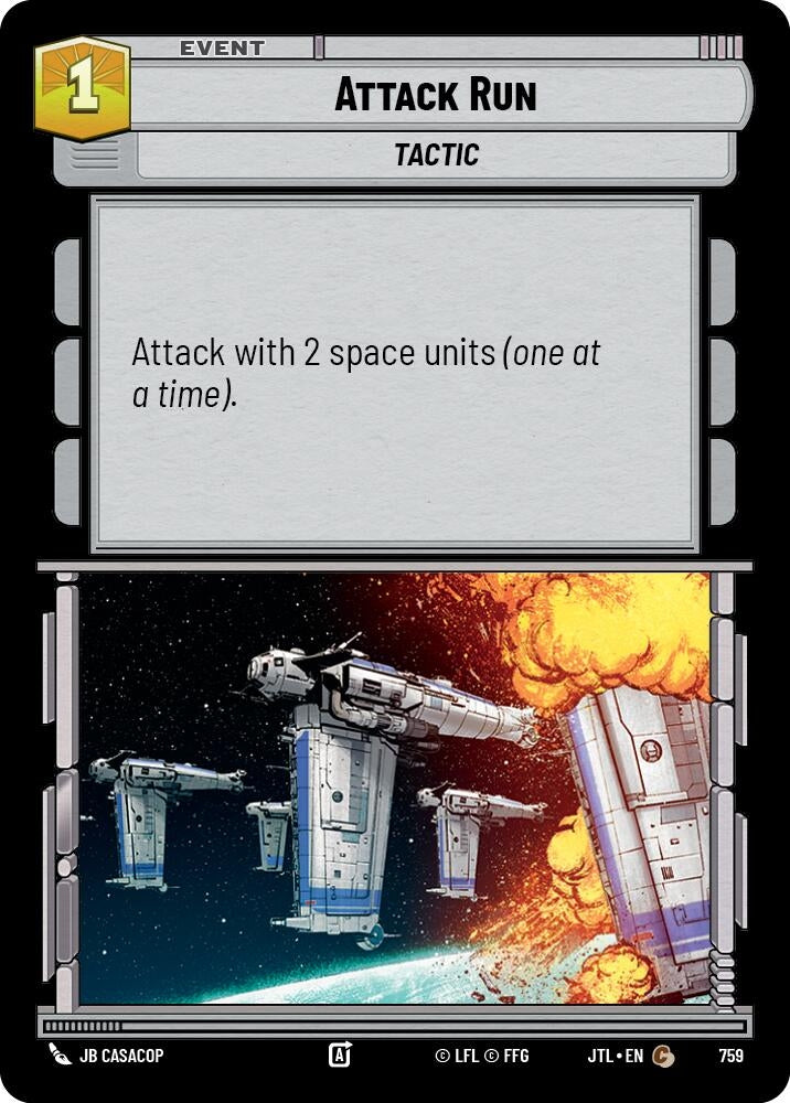 Image for Attack Run (Foil) (759) - Star Wars: Unlimited