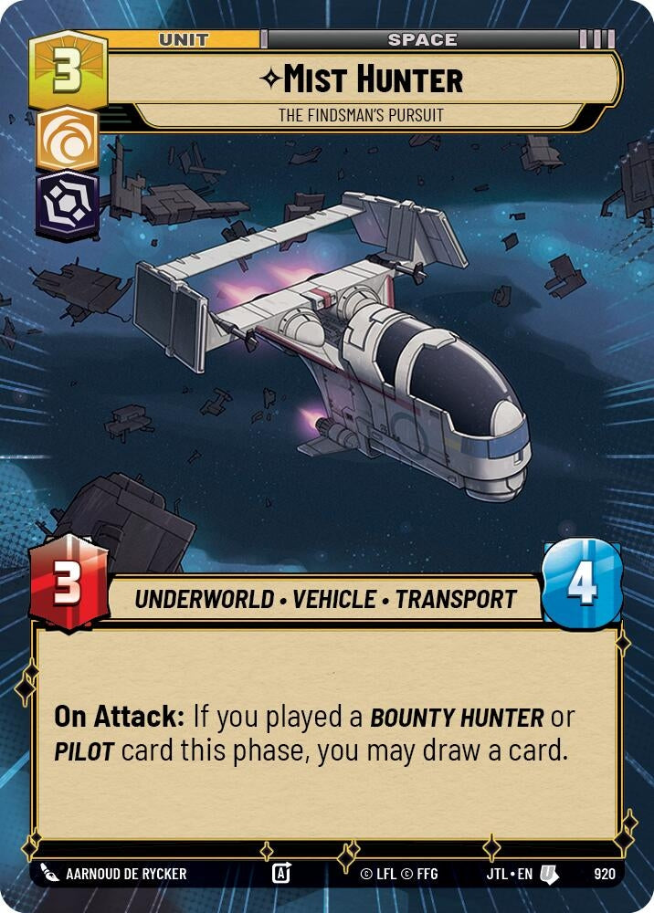 Image for Mist Hunter (920) - Star Wars: Unlimited