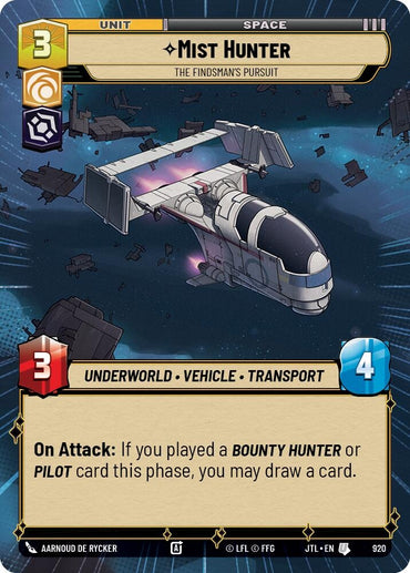 Image for Mist Hunter (920) - Star Wars: Unlimited