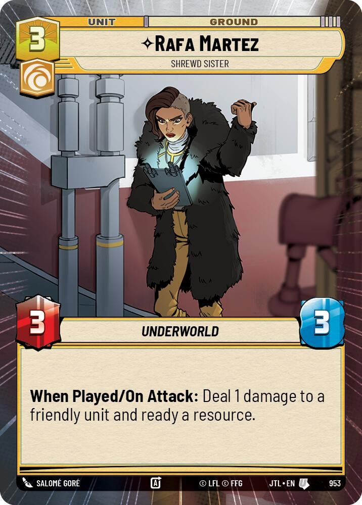 Image for Rafa Martez (953) - Star Wars: Unlimited