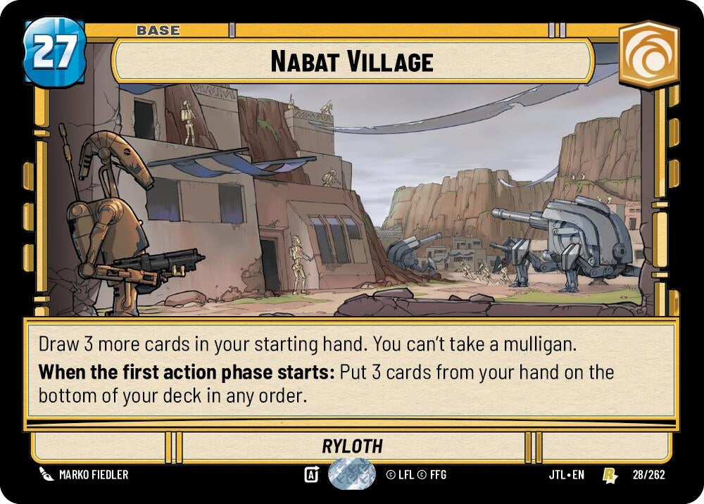 Image for Nabat Village (028/262) - Star Wars: Unlimited