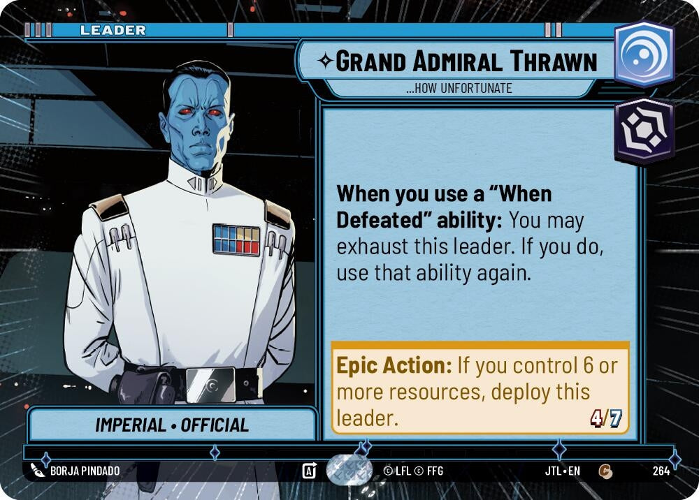 Image for Grand Admiral Thrawn (264) - Star Wars: Unlimited