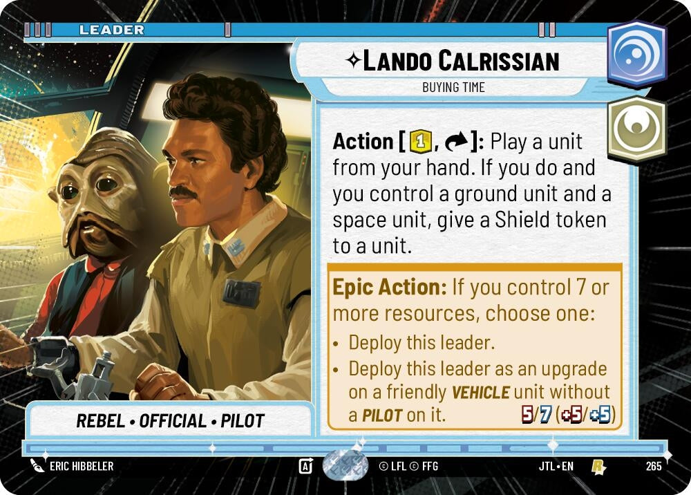Image for Lando Calrissian (265) - Star Wars: Unlimited
