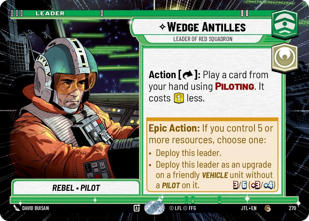 Image for Wedge Antilles (270) - Star Wars: Unlimited