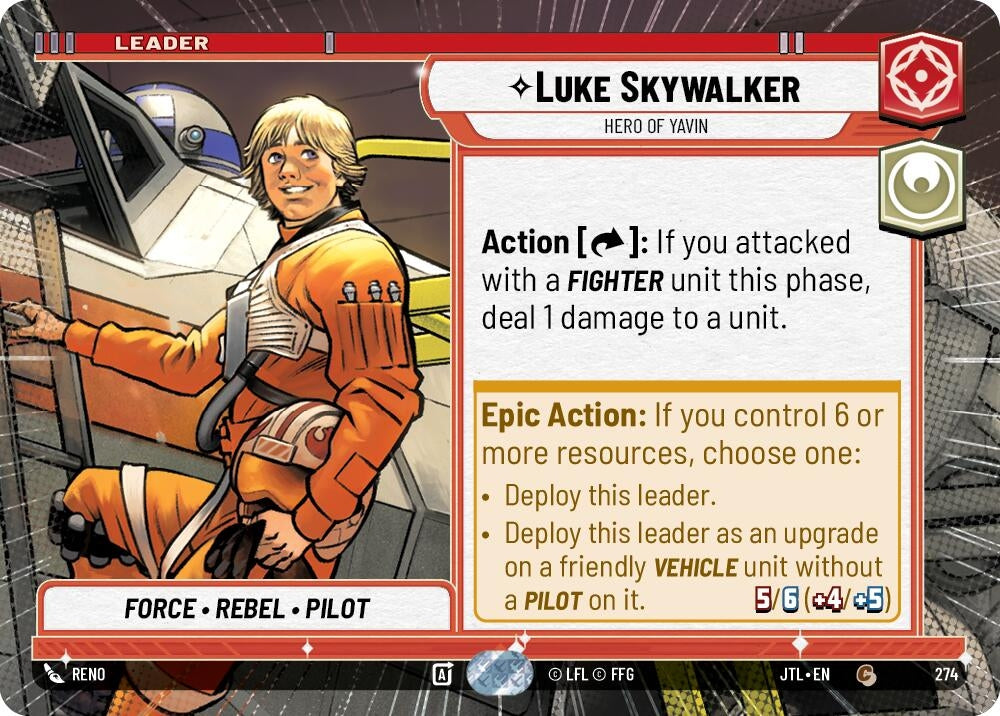 Image for Luke Skywalker (274) - Star Wars: Unlimited