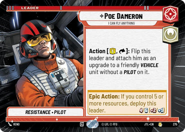 Image for Poe Dameron (275) - Star Wars: Unlimited