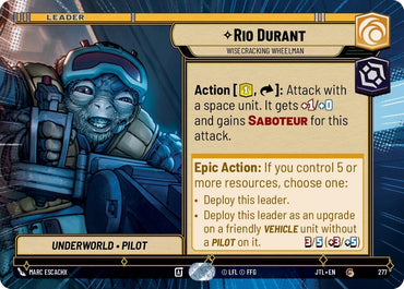 Image for Rio Durant (277) - Star Wars: Unlimited