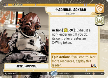 Image for Admiral Ackbar (278) - Star Wars: Unlimited