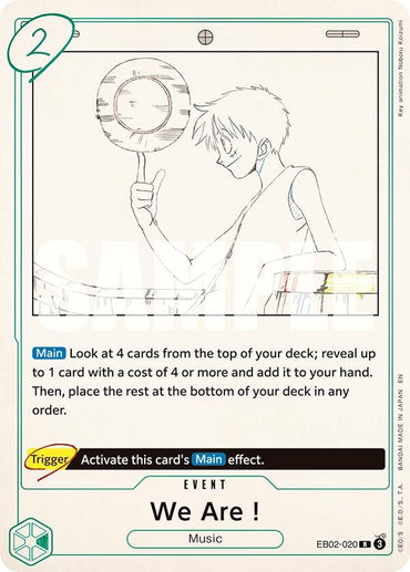 Image for We Are! (EB02-020) - One Piece Card Game