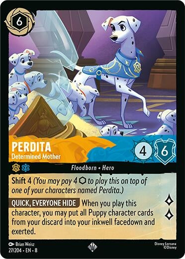 Image for Perdita - Determined Mother (27/204) - Disney Lorcana