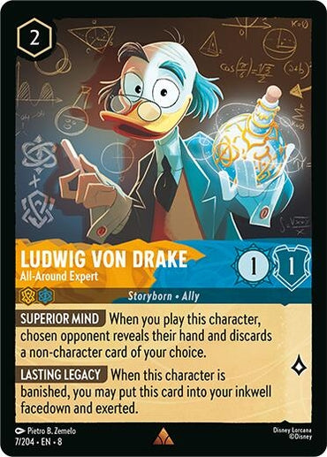 Image for Ludwig Von Drake - All-Around Expert (7/204) - Disney Lorcana