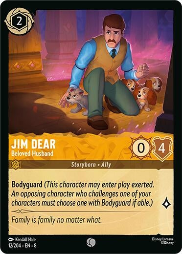 Image for Jim Dear - Beloved Husband (12/204) - Disney Lorcana