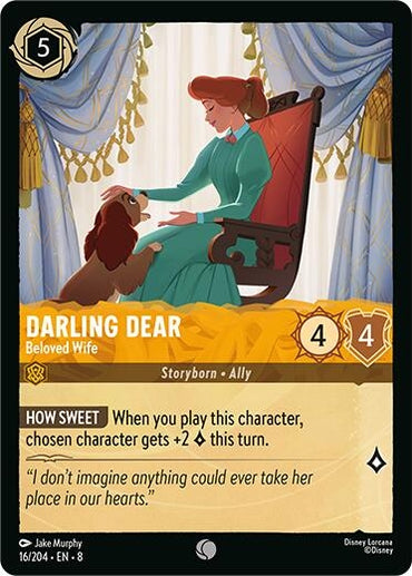 Image for Darling Dear - Beloved Wife (16/204) - Disney Lorcana