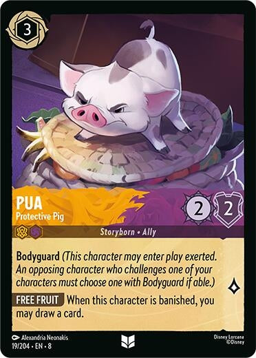 Image for Pua - Protective Pig (19/204) - Disney Lorcana