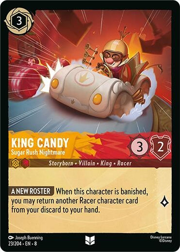 Image for King Candy - Sugar Rush Nightmare (23/204) - Disney Lorcana