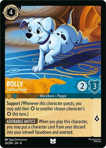 Image for Rolly - Chubby Puppy (26/204) - Disney Lorcana