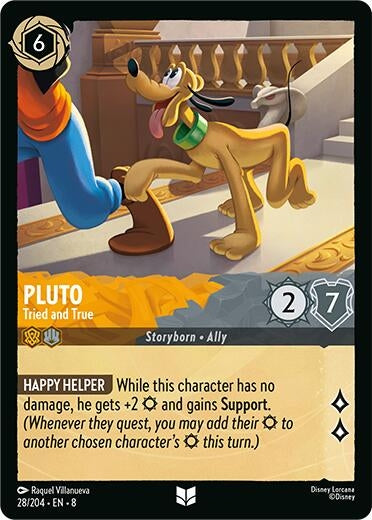 Image for Pluto - Tried and True (28/204) - Disney Lorcana