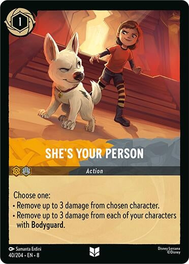 Image for She's Your Person (40/204) - Disney Lorcana