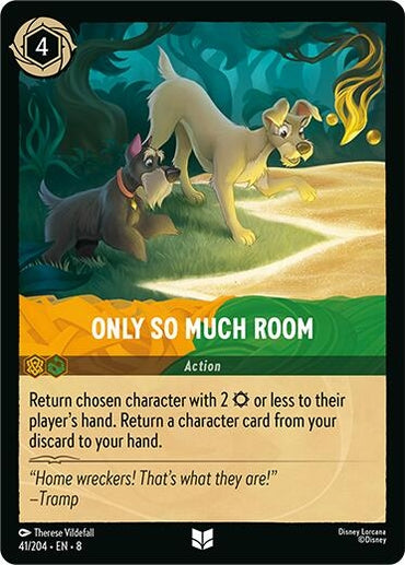 Image for Only So Much Room (41/204) - Disney Lorcana