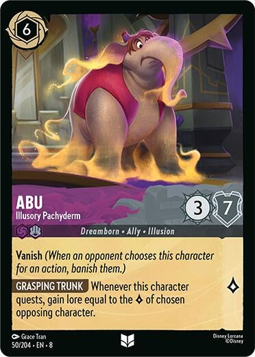 Image for Abu - Illusory Pachyderm (50/204) - Disney Lorcana