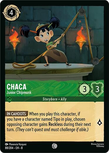 Image for Chaca - Junior Chipmunk (88/204) - Disney Lorcana