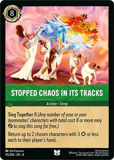 Image for Stopped Chaos in Its tracks (115/204) - Disney Lorcana
