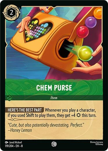 Image for Chem Purse (119/204) - Disney Lorcana