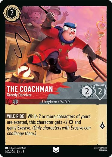 Image for The Coachman - Greedy Deceiver (140/204) - Disney Lorcana