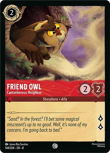 Image for Friend Owl - Cantankerous Neighbor (144/204) - Disney Lorcana