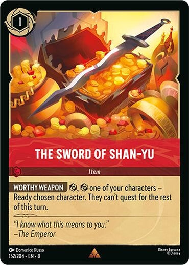 Image for The Sword of Shan Yu (152/204) - Disney Lorcana
